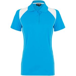 Ladies Infinity Golf Shirt - Cyan