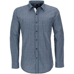 Mens Long Sleeve Kenton Shirt - Navy