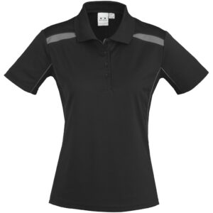 Ladies United Golf Shirt - Black