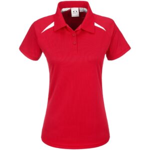 Ladies Splice Golf Shirt - Red