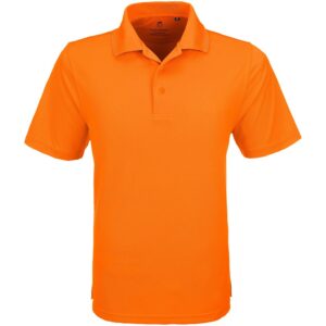 Mens Wynn Golf Shirt - Orange