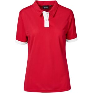 Ladies Contest Golf Shirt - Red