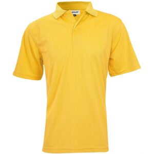 Mens Barcelona Golf Shirt  - Yellow