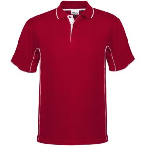 Mens Denver Golf Shirt  - Red