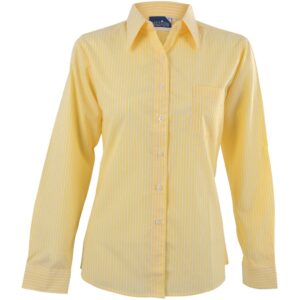 Ladies Long Sleeve Drew Shirt  - Yellow