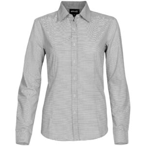 Ladies Long Sleeve Earl Shirt  - Grey