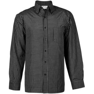 Mens Long Sleeve Prestige Shirt  - Black