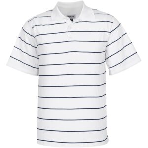 Mens Stinger Golf Shirt  - White
