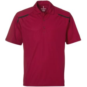 Mens Nyos Golf Shirt  - Red