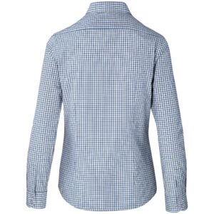 Ladies Long Sleeve Kenton Shirt - Light Blue