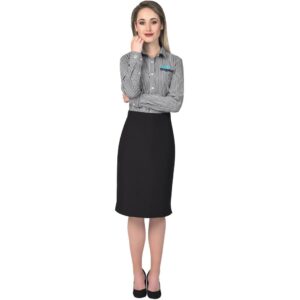 Ladies Long Sleeve Glenarbor Shirt  - Grey
