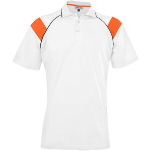 Mens Score Golf Shirt - Orange