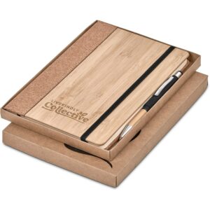 Okiyo Eri Bamboo Notebook & Pen Set